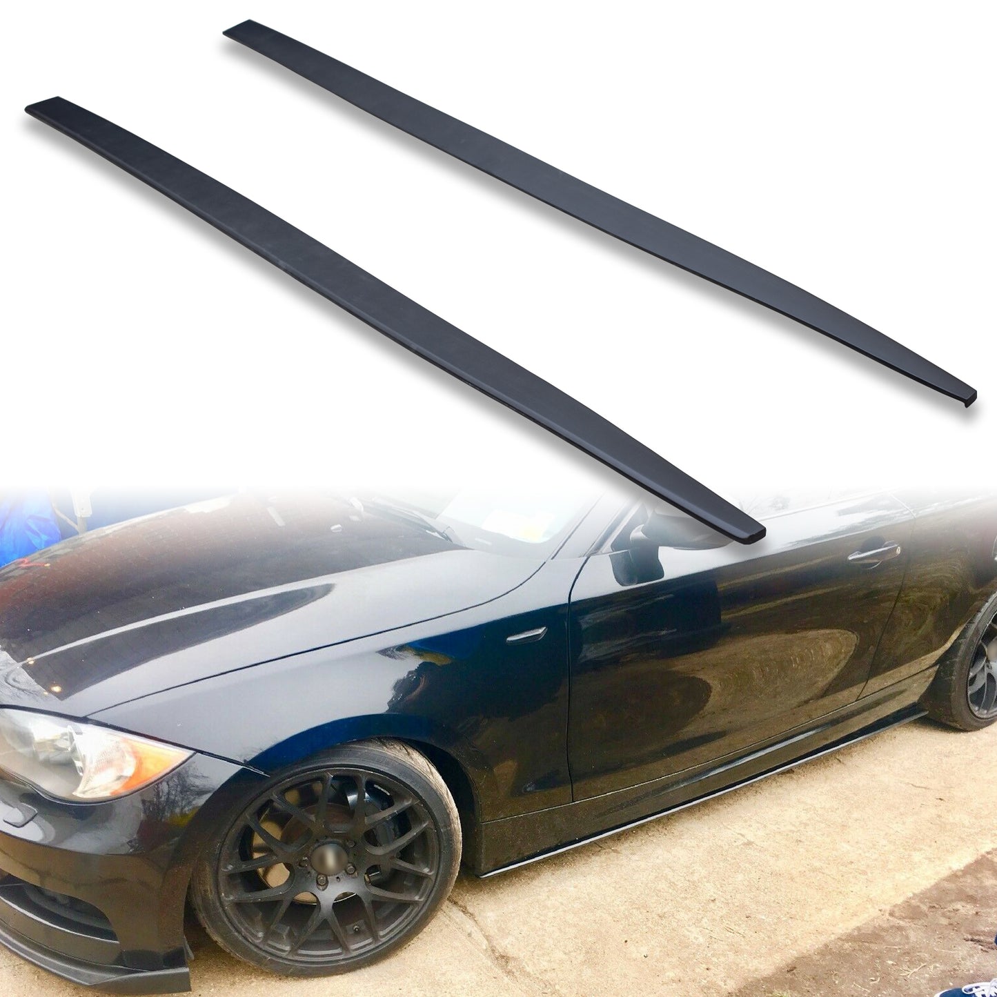 Fyralip M1 Side Skirts For BMW 1 Series E82 Coupe 2007-2010