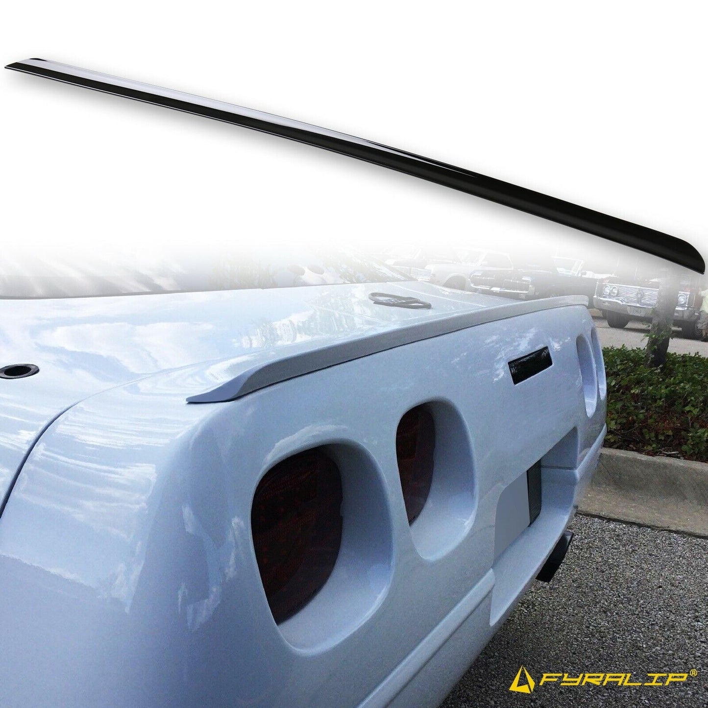 Fyralip Y22 Painted Trunk Lip Spoiler For Chevrolet Corvette C4