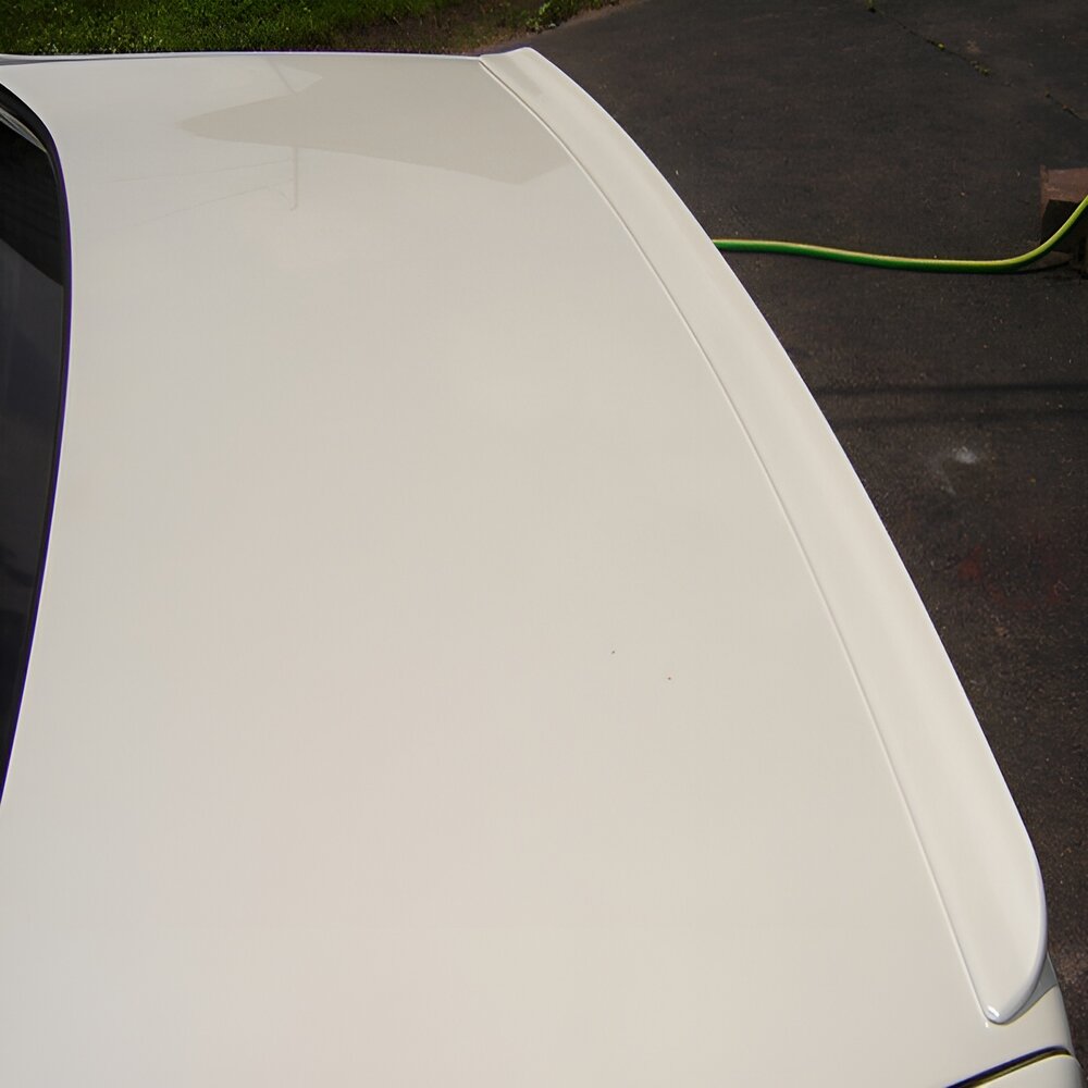 Fyralip Y22 Painted Trunk Lip Spoiler for Peugeot 207 05-10 Coupe