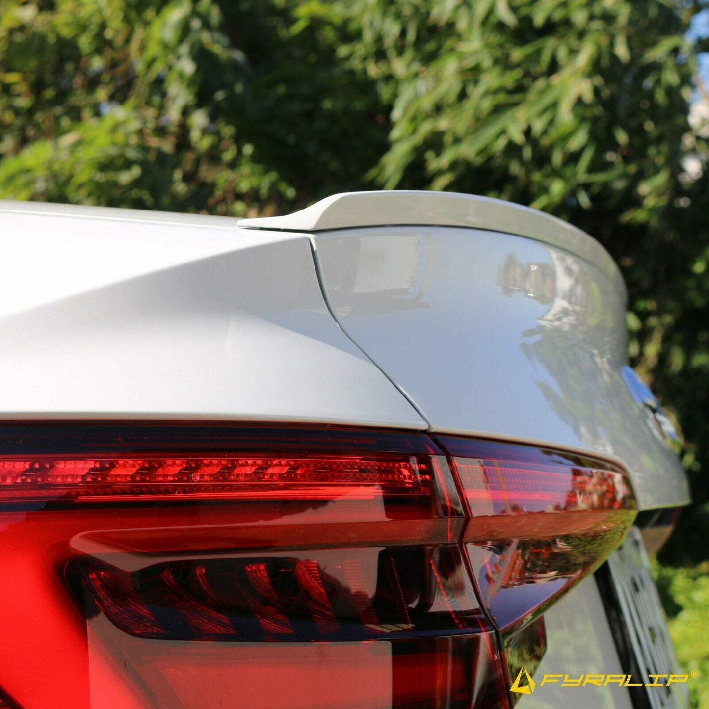 Fyralip Y21 Painted Trunk Lip Spoiler for Audi A4 S4 RS4 B9
