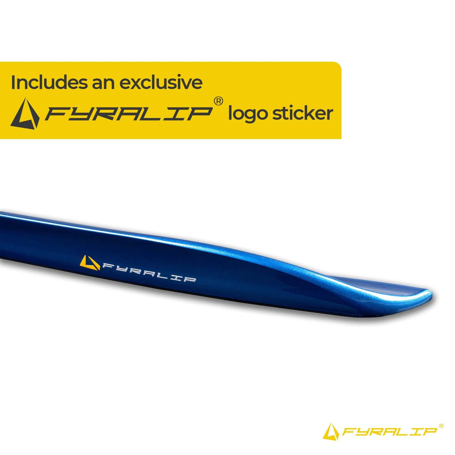 Fyralip Y23 Painted Trunk Lip Spoiler For Ford Mustang Conv.