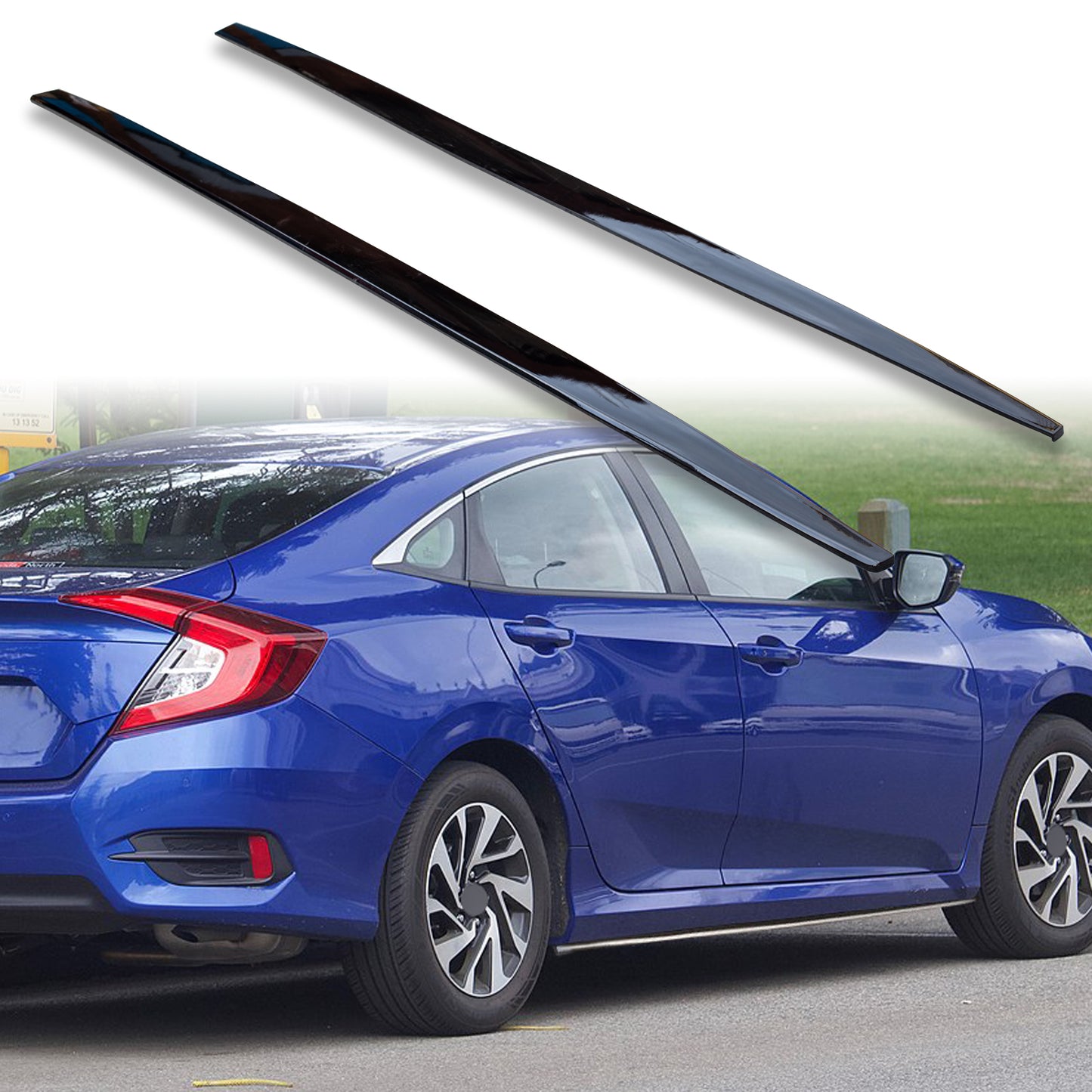 Fyralip M1 Side Skirts For Honda Civic FC Sedan 2016-2021