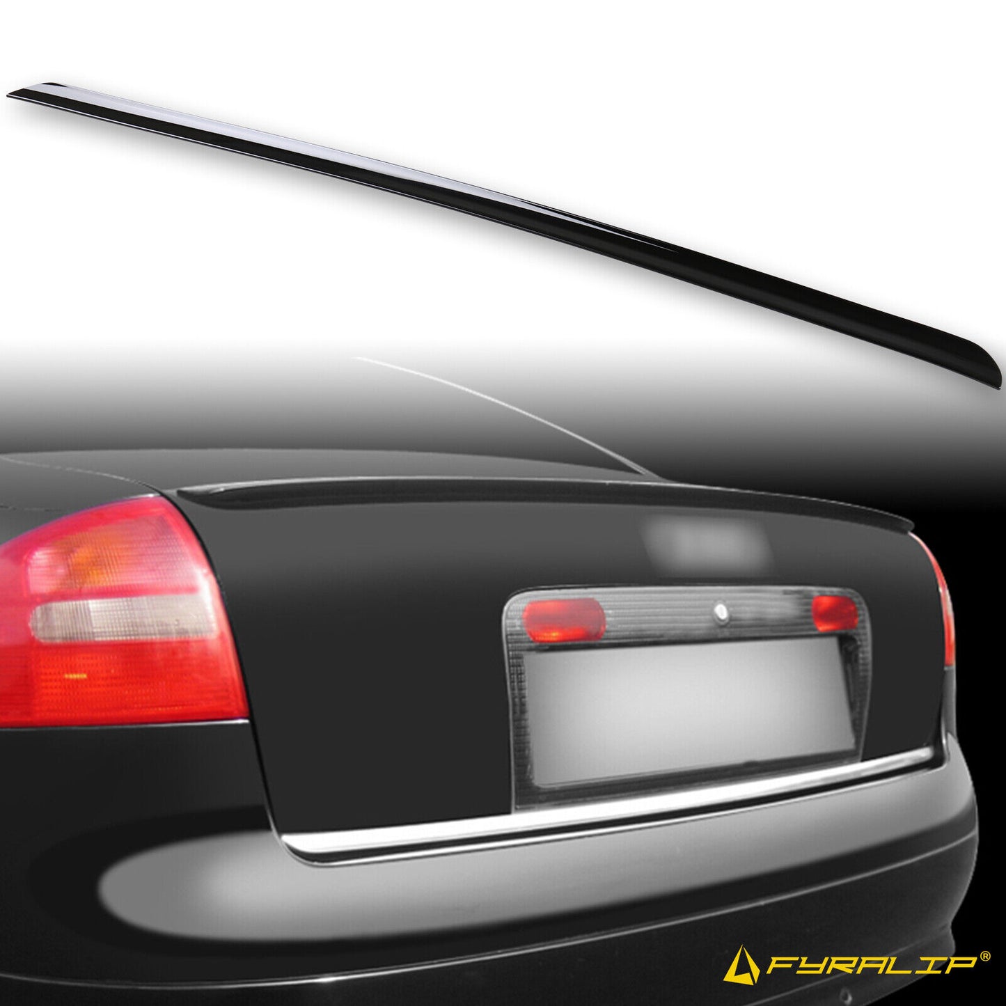 Fyralip Y22 Painted Trunk Lip Spoiler For Audi A6 C5