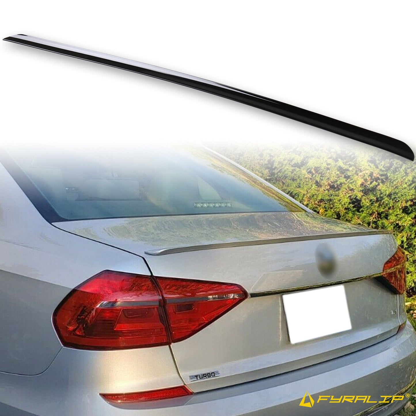 Fyralip Y22 Painted Trunk Lip Spoiler For VW Passat NMS