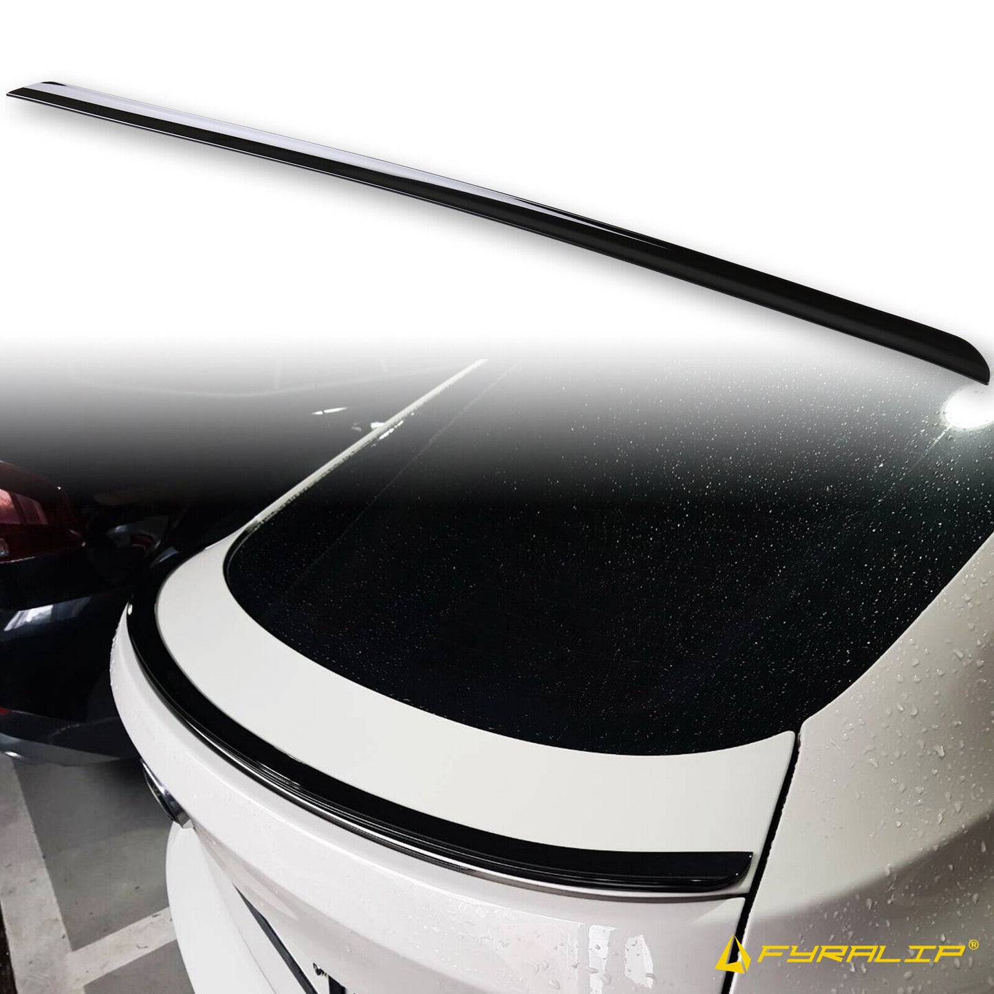 Fyralip Y22 Painted Trunk Lip Spoiler For BMW 3GT F34