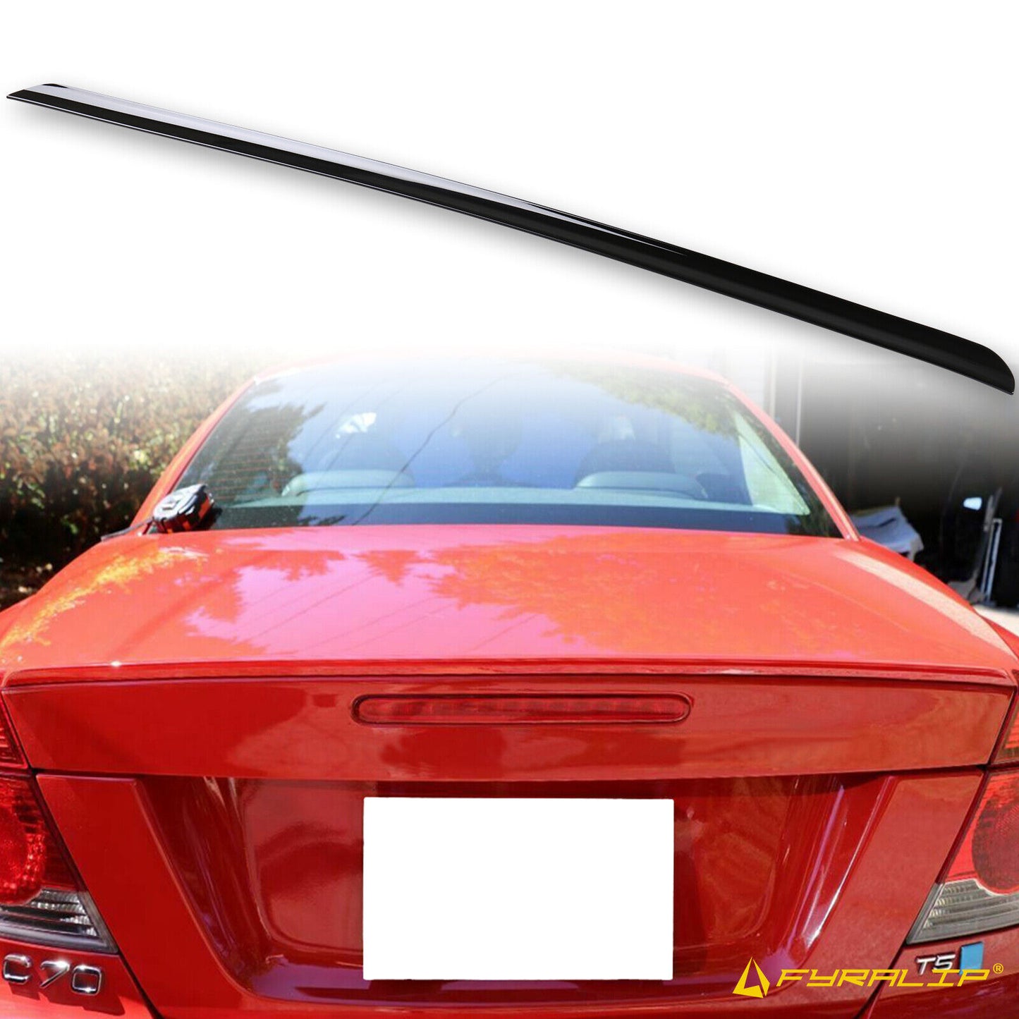 Fyralip Y22 Painted Trunk Lip Spoiler For Volvo C70 Conv