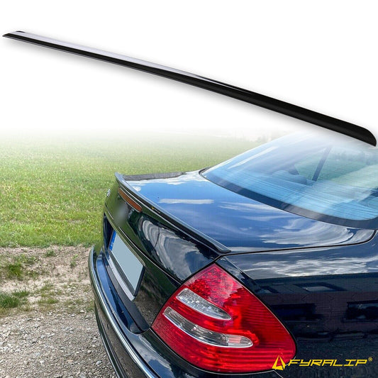 Fyralip Y22 Painted Trunk Lip Spoiler For Mercedes-Benz E Class W211 Sedan 02-08
