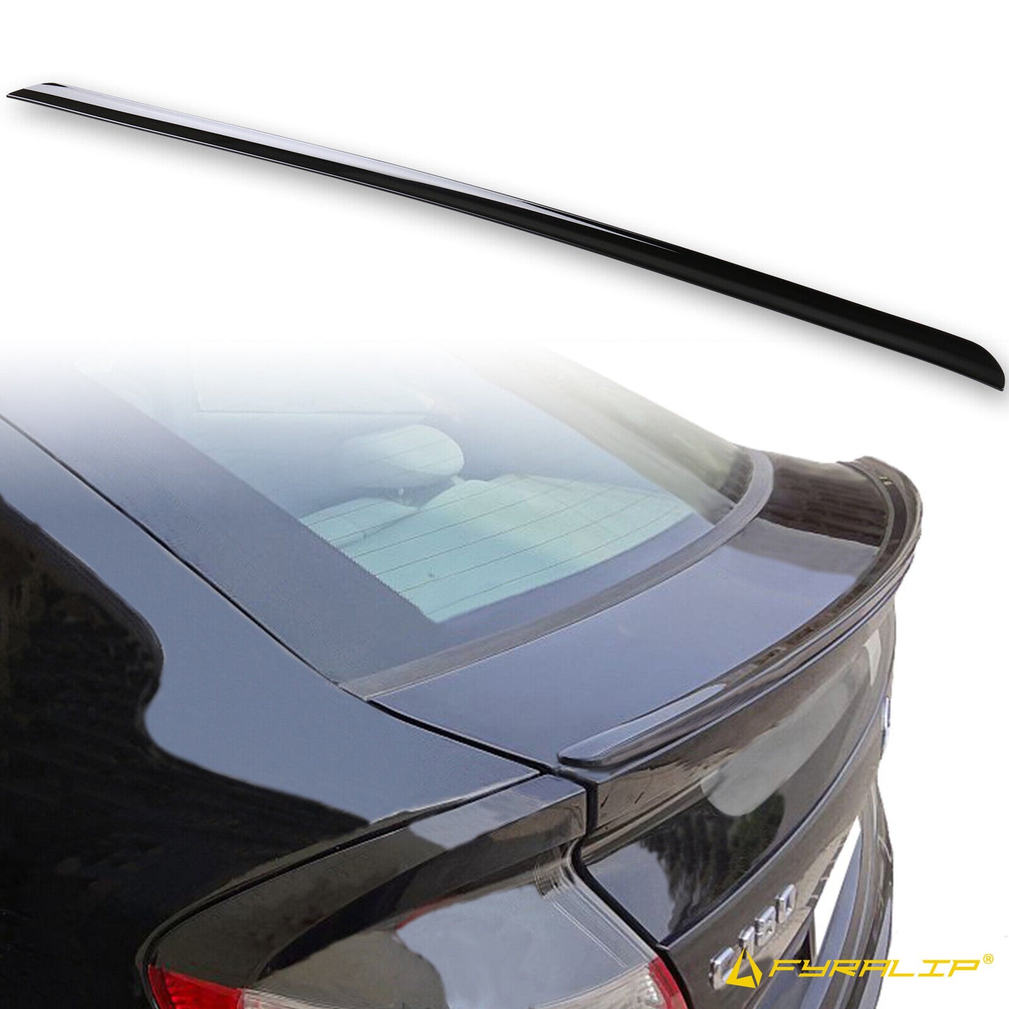 Fyralip Y22 Painted Trunk Lip Spoiler For MB W203 SC