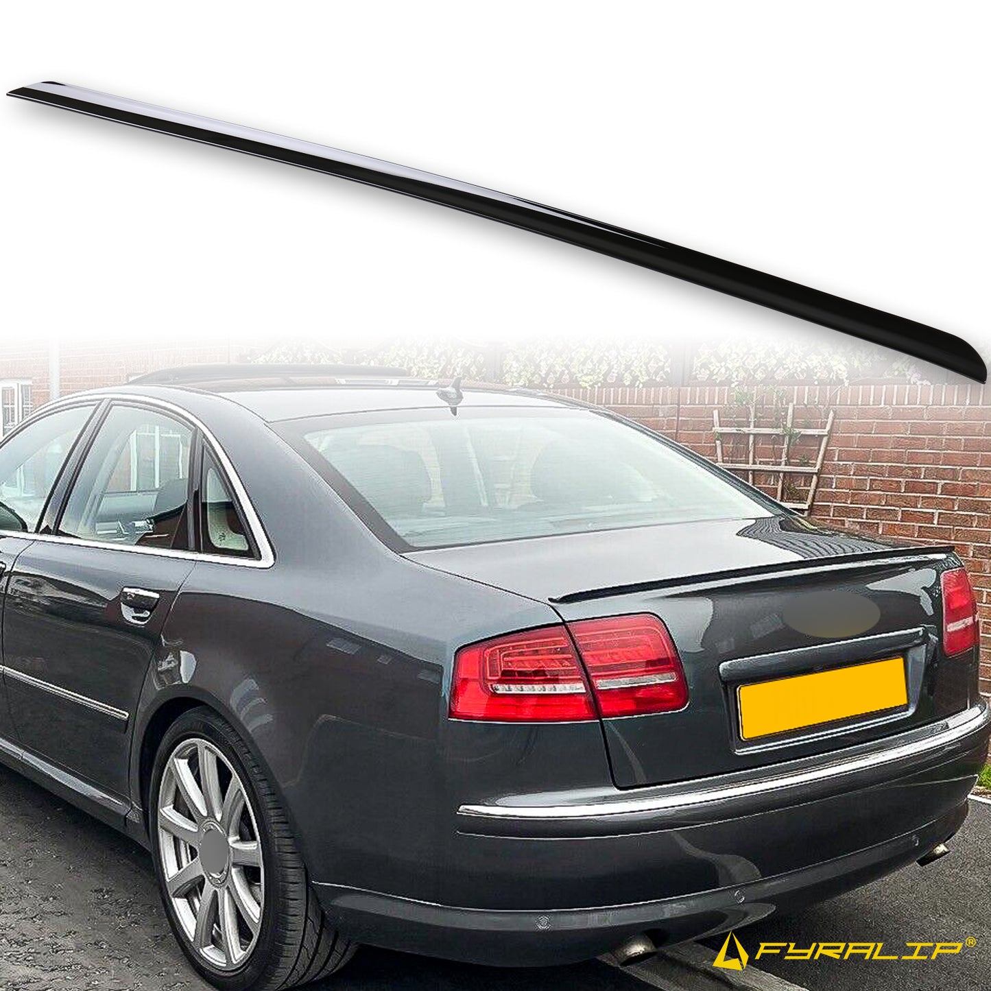 Fyralip Y22 Painted Trunk Lip Spoiler For Audi A8 4E