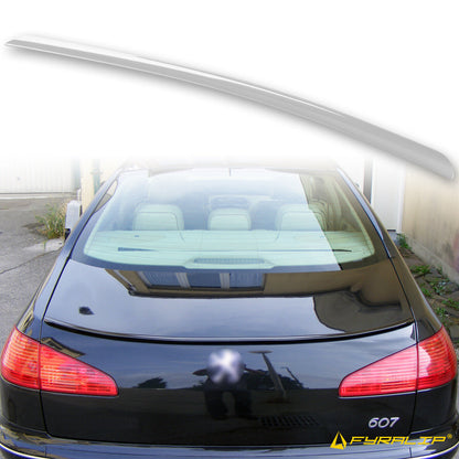 Fyralip Y22 Painted Trunk Lip Spoiler For Peugeot 607