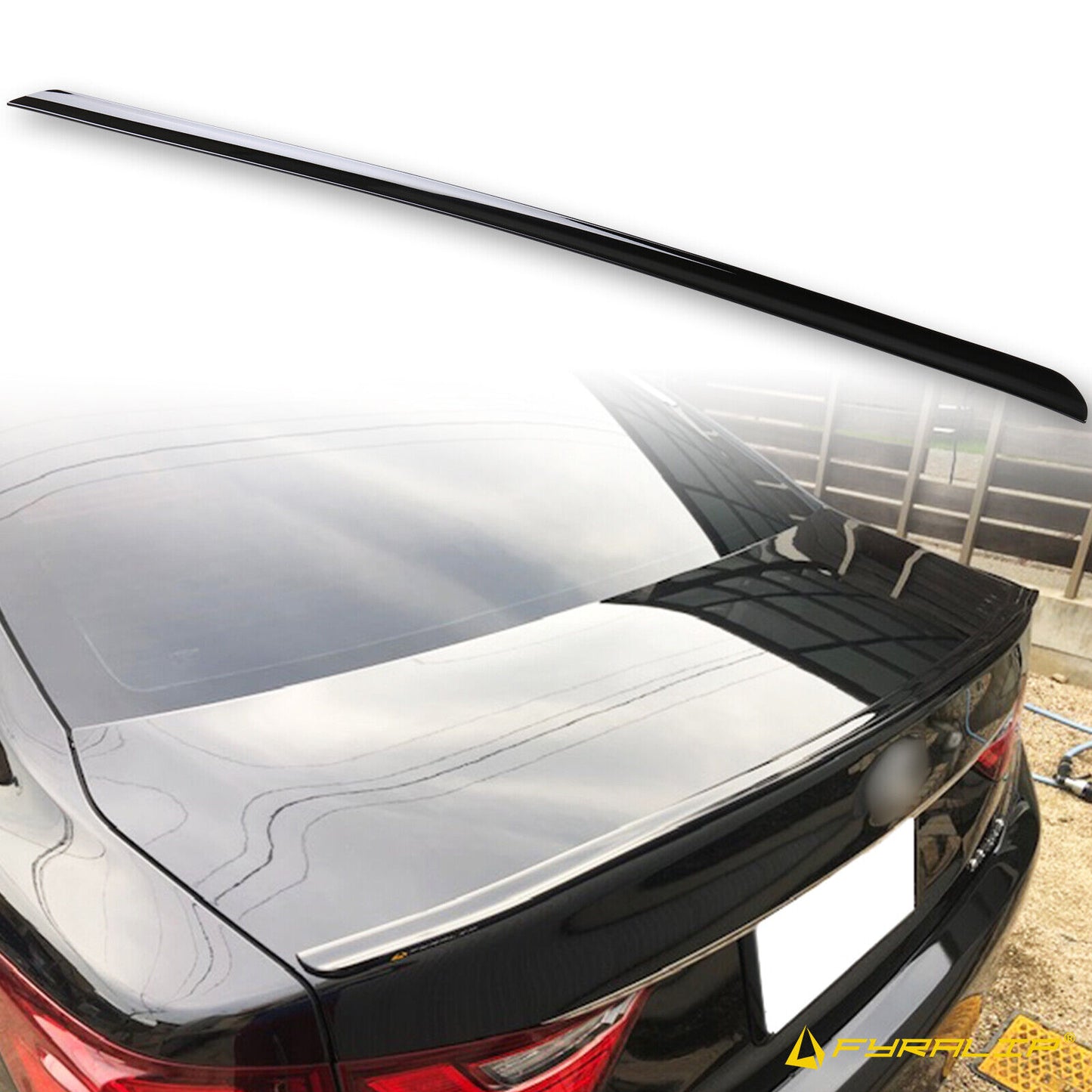 Fyralip Y22 Painted Trunk Lip Spoiler For Lexus GS L10