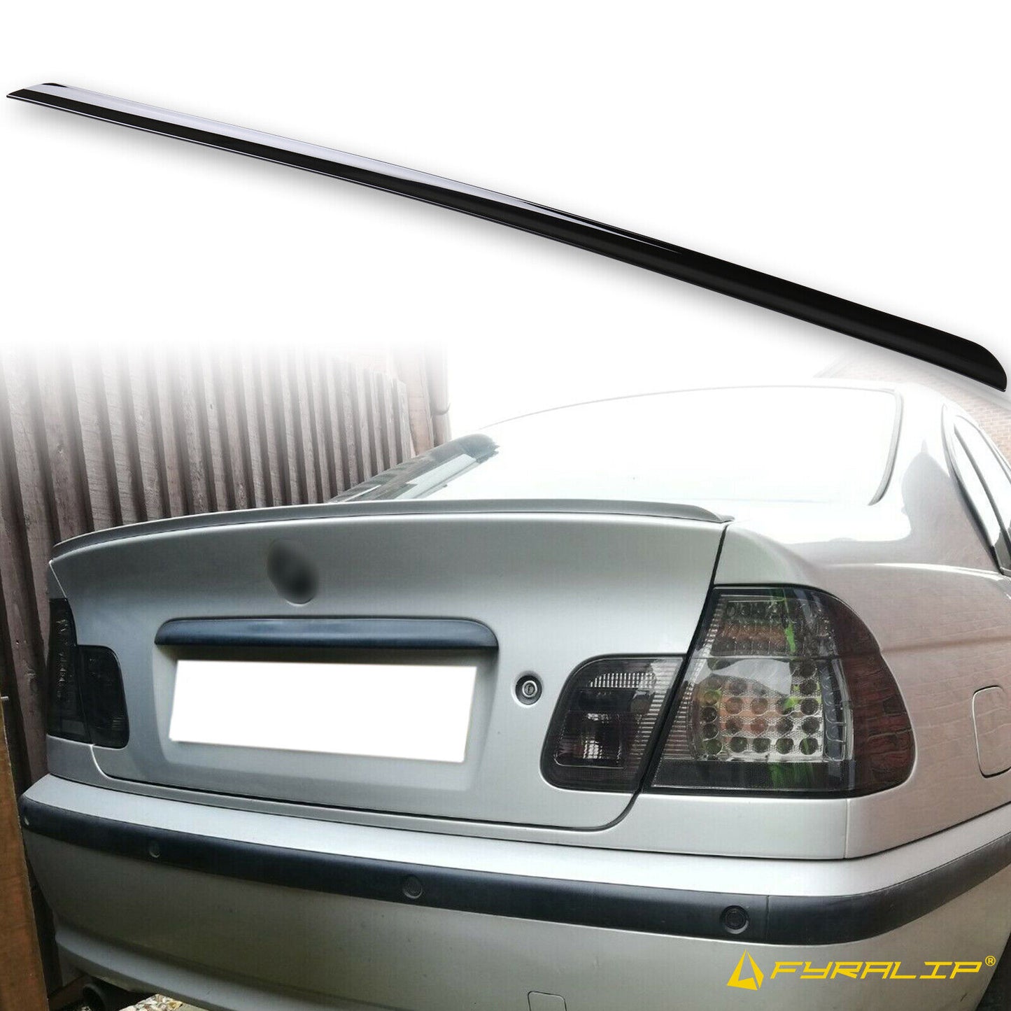 Fyralip Y22 Painted Trunk Lip Spoiler For BMW 3er E46