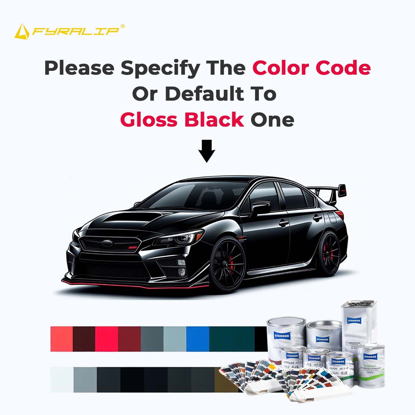 Fyralip Y23 Painted Trunk Lip Spoiler For Honda S2000 AP2